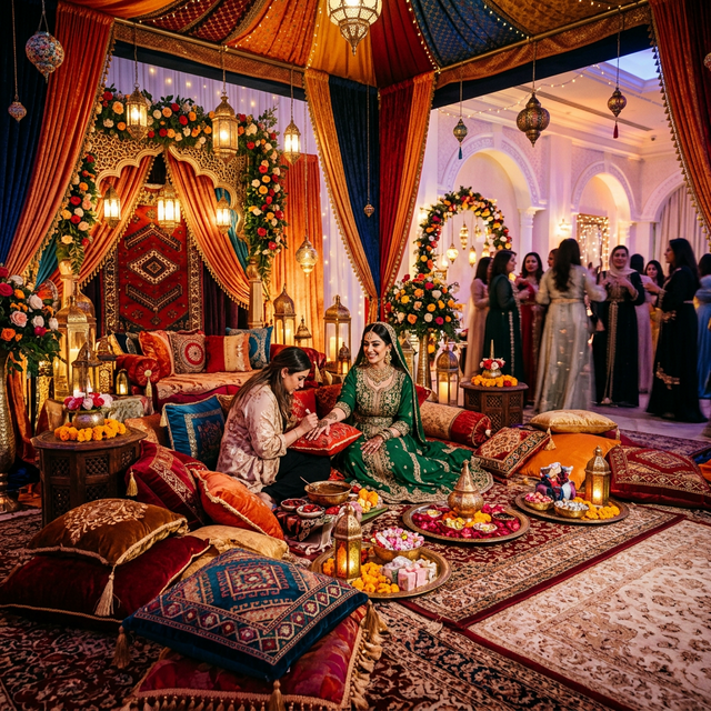 ليلة حناء تقليدية